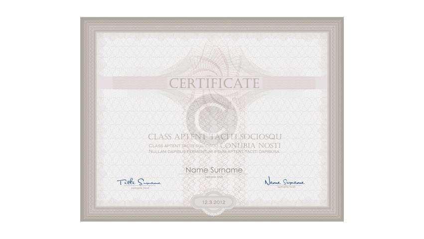 Certificate 3