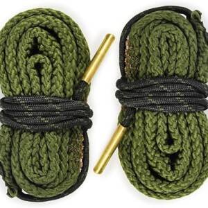 GUGULUZA Gun Snakes, 2 Pcs Rifle Cleaning Rope Gun Cleaner Brush for Various Caliber, Compact Gun Cleaning Supplies for Handgun, Shotgun